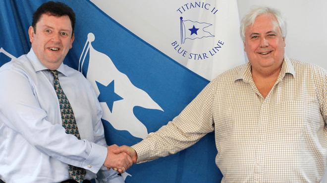 Clive Palmer with Lloyds Register Paul Nichols © SW